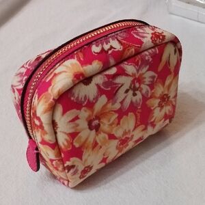 Floral Pink Cosmetic Pouch